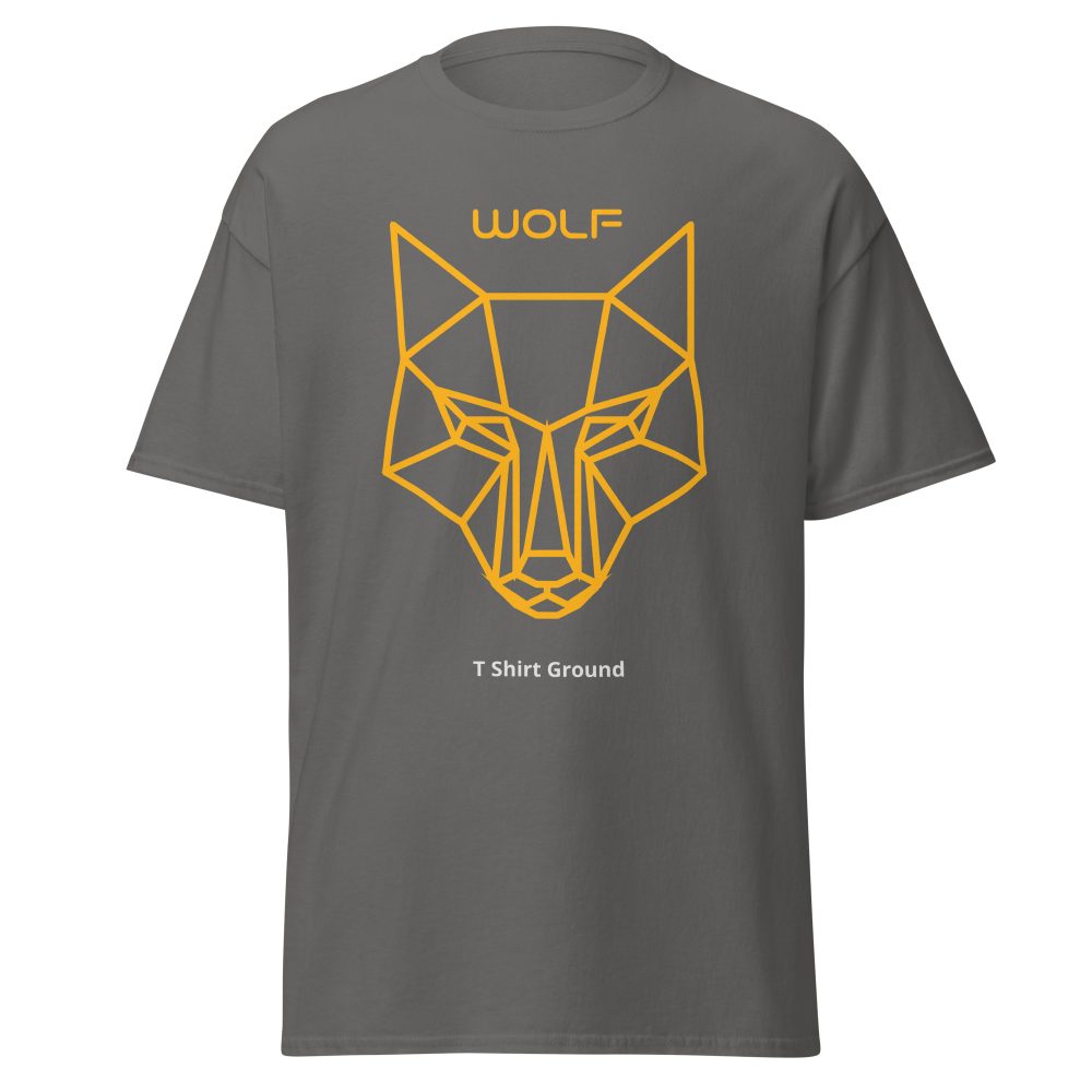 T shirt Aqui há lobo
