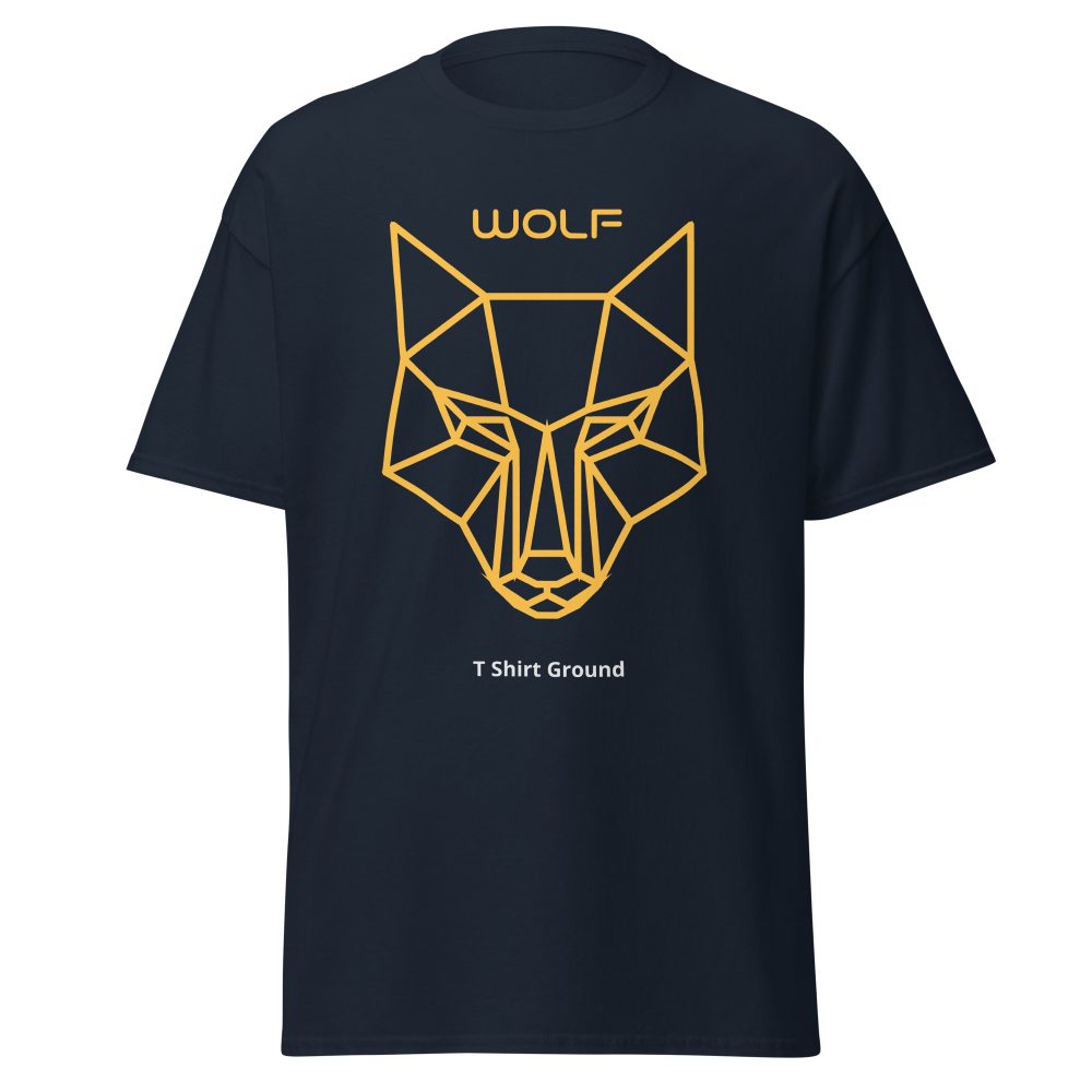 T shirt Aqui há lobo