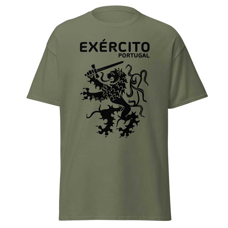T-Shirt Exército de Portugal verde militar